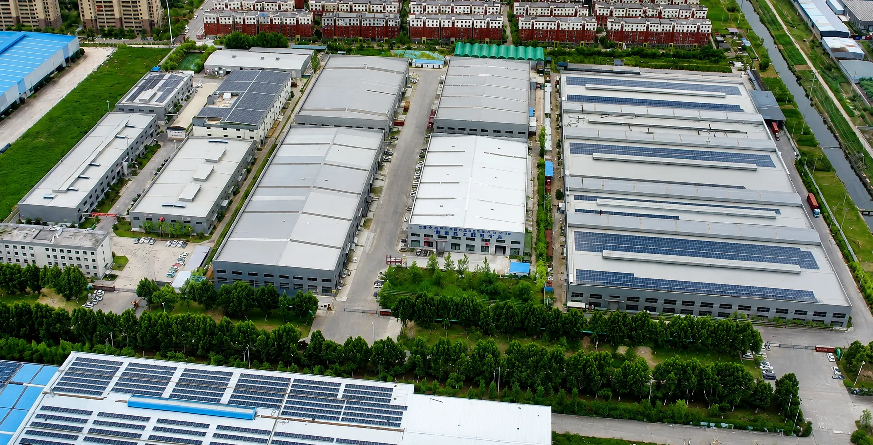 Factory Aerial View