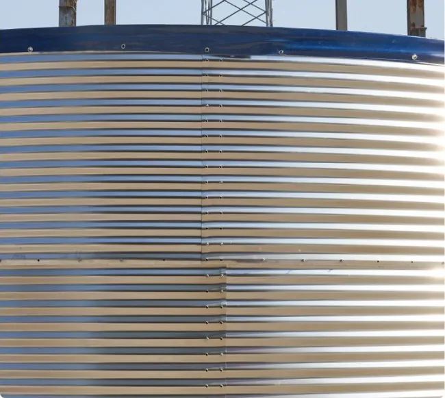 Reinforced Steel Tank Structure